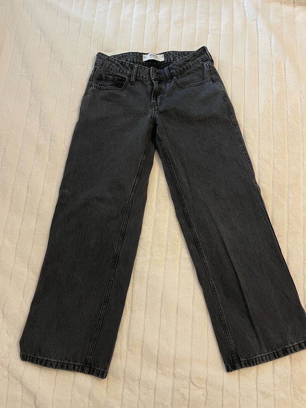 Hollister Black Wide-Leg Jeans